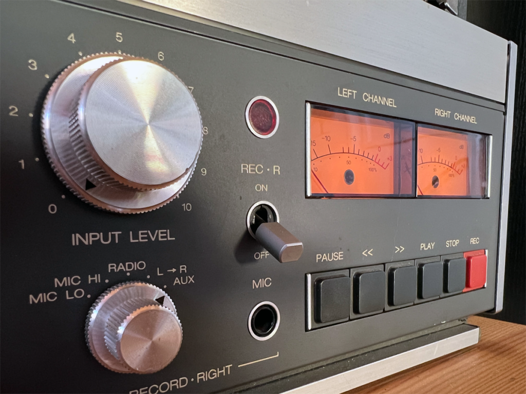 Closeup of a Revox B77mkII